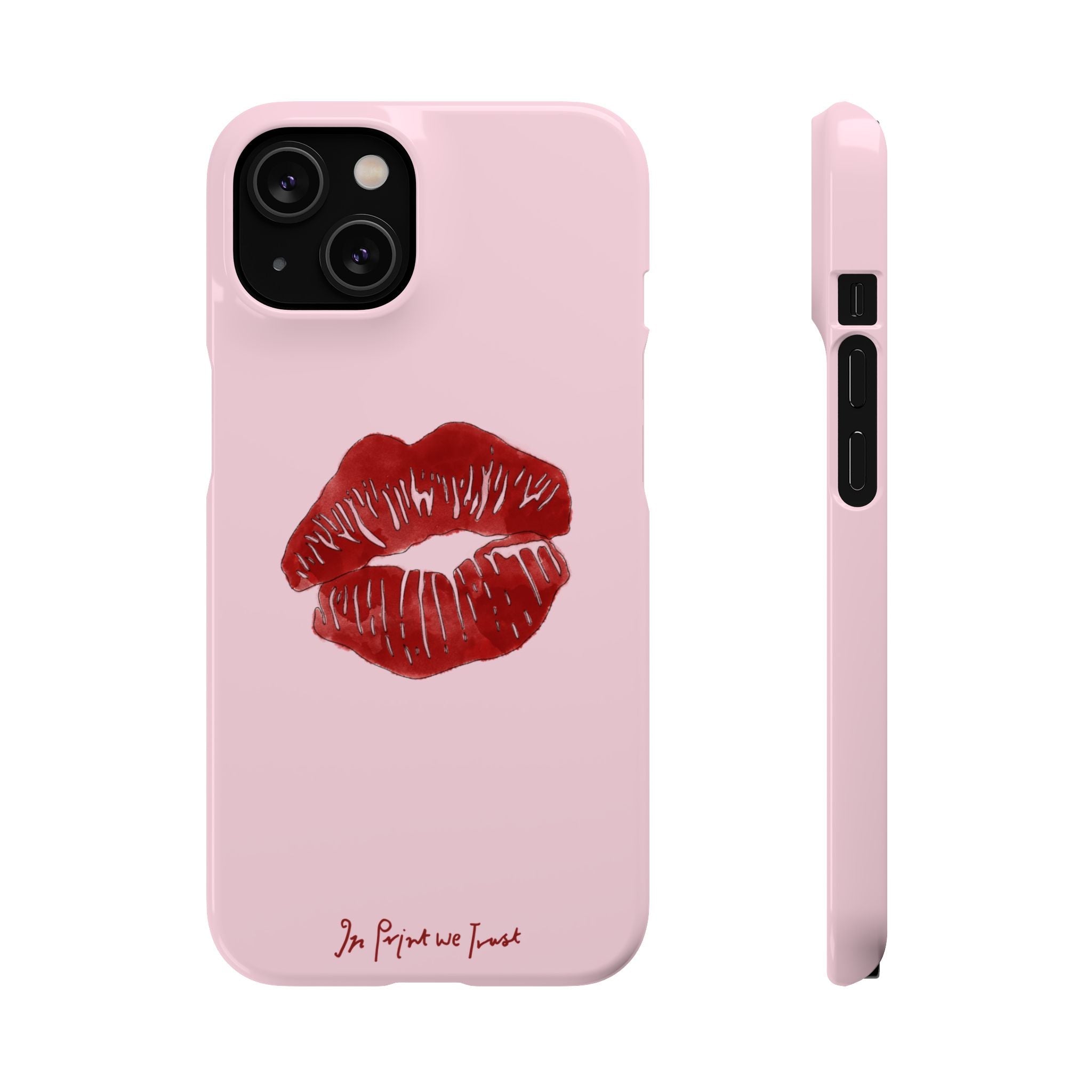 smooch iPhone case - In Print We Trust