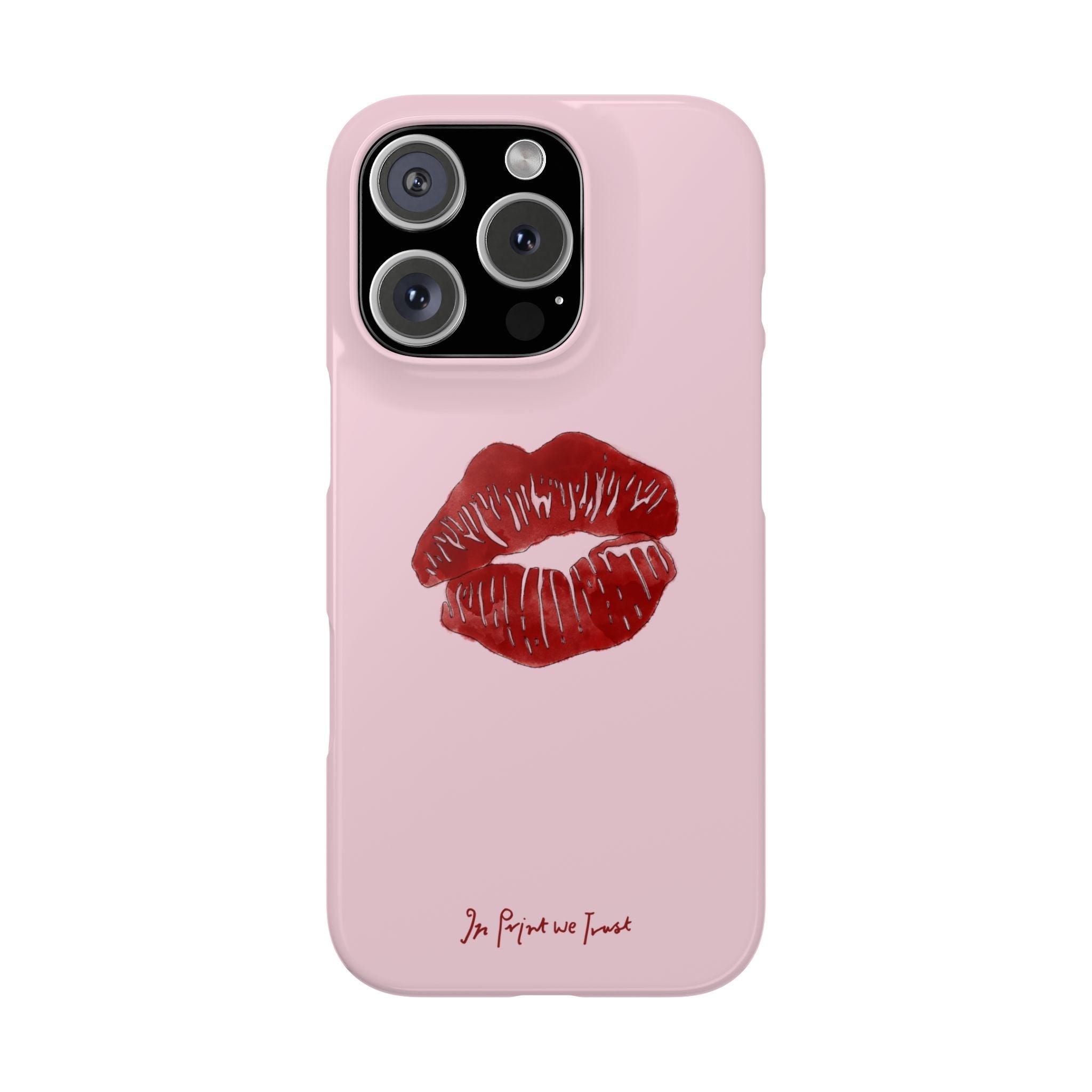 smooch iPhone case - In Print We Trust