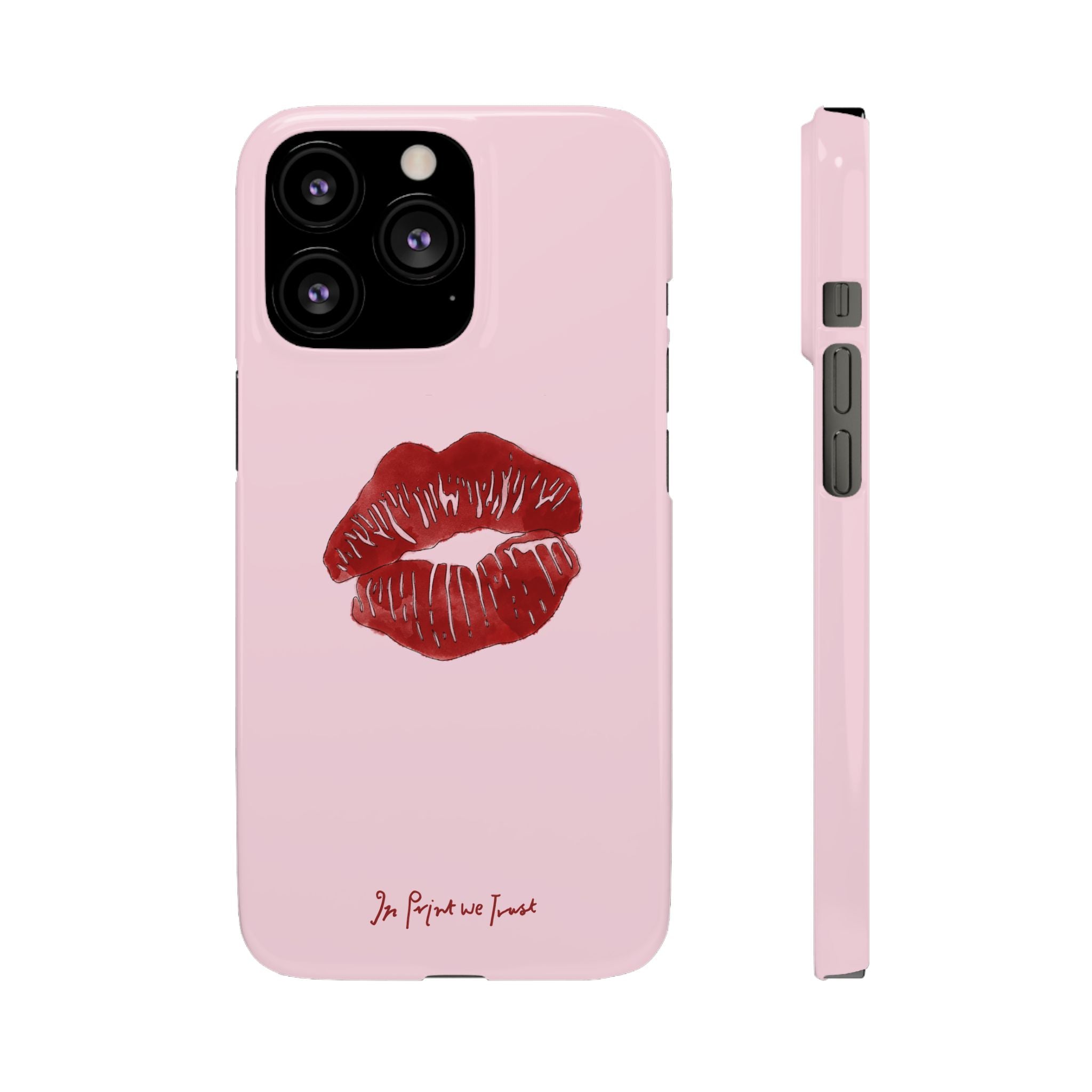 smooch iPhone case - In Print We Trust