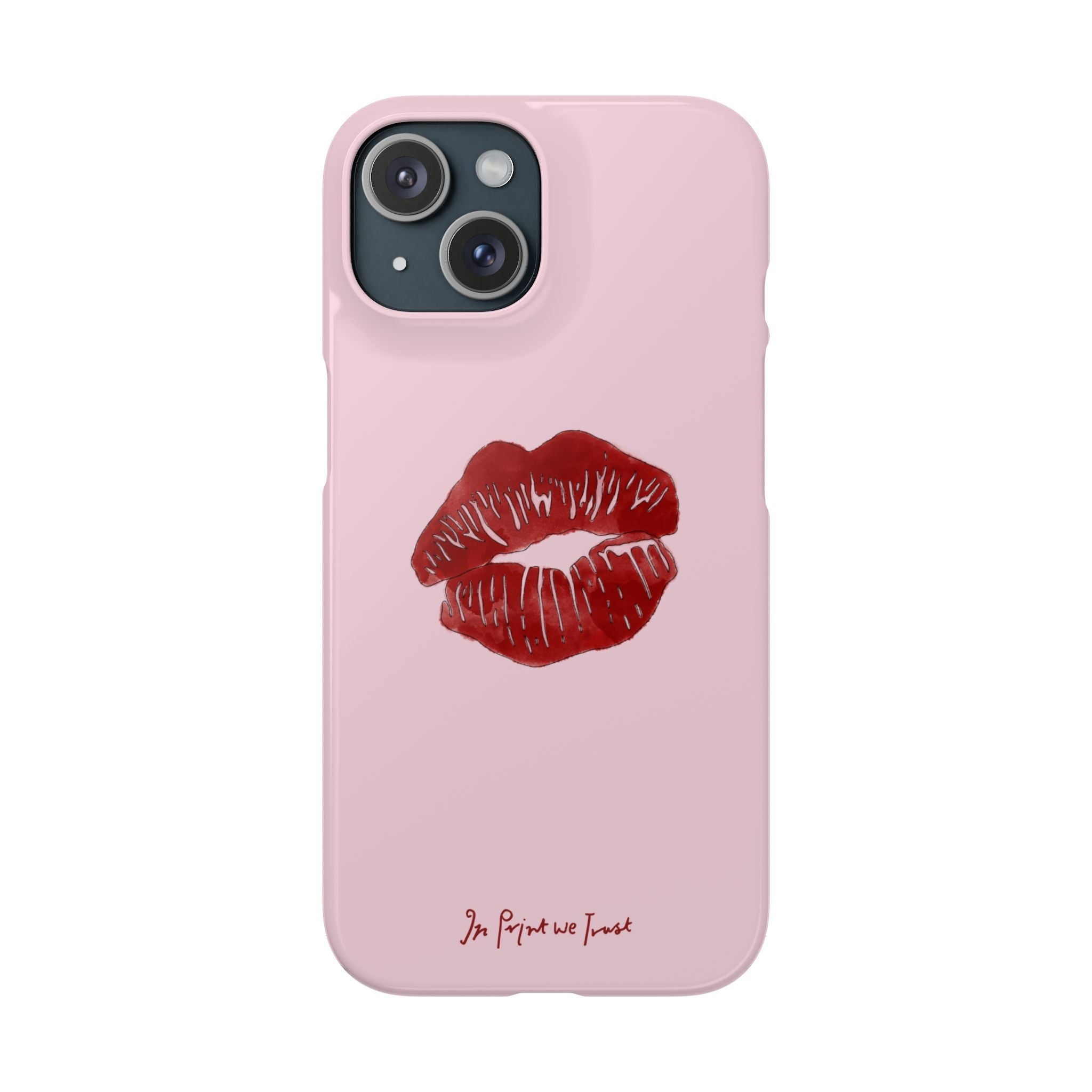 smooch iPhone case - In Print We Trust