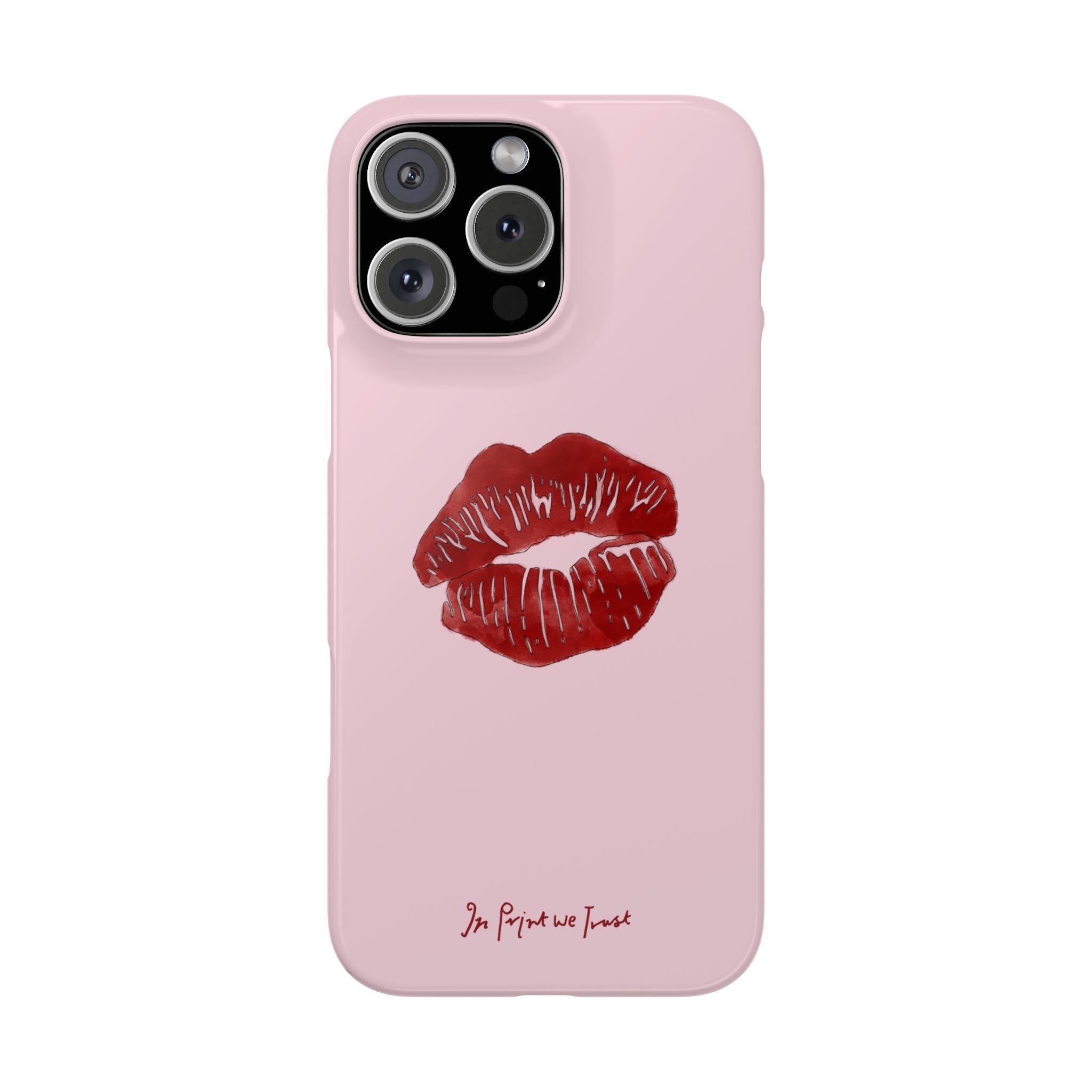 smooch iPhone case - In Print We Trust