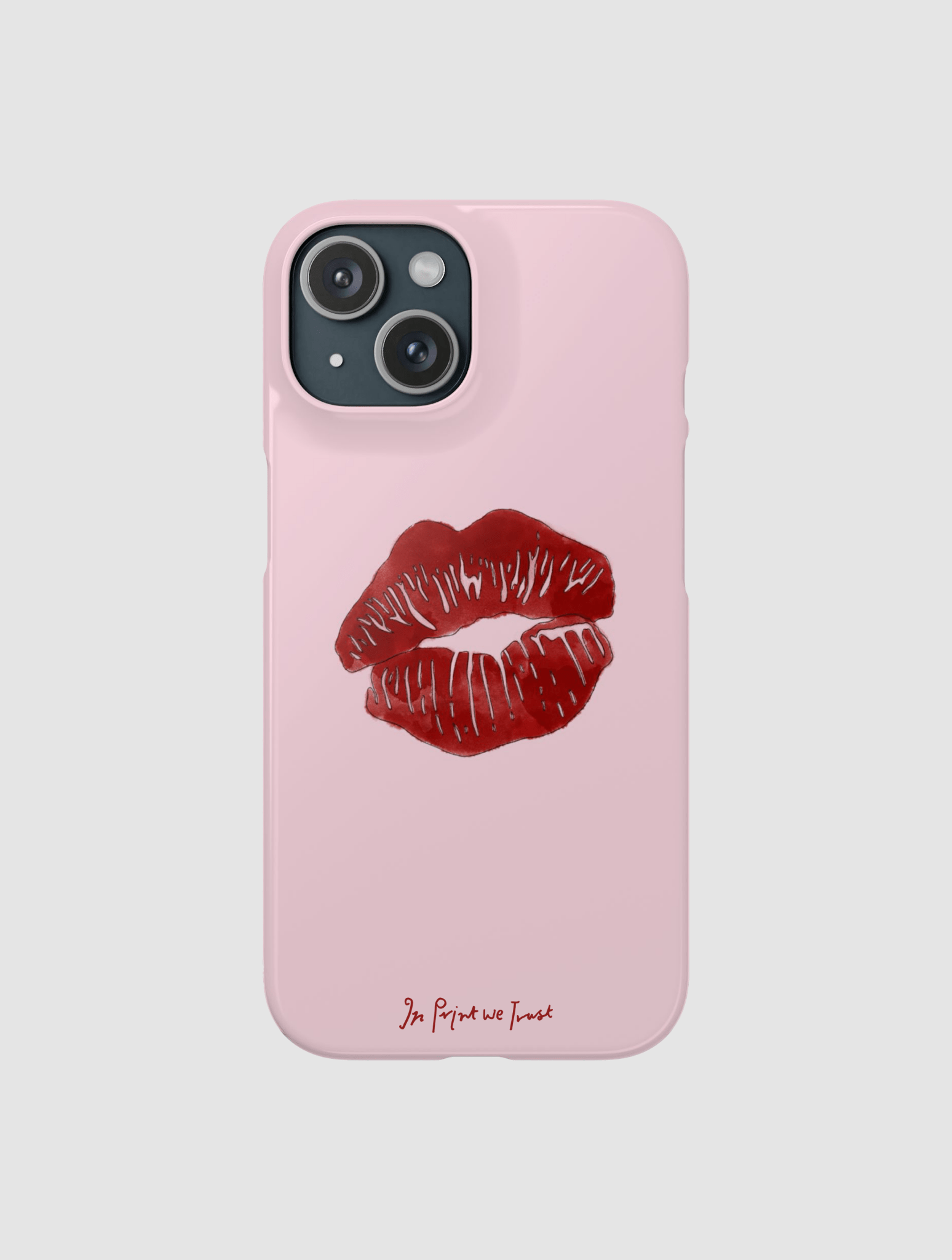 smooch iPhone case - In Print We Trust