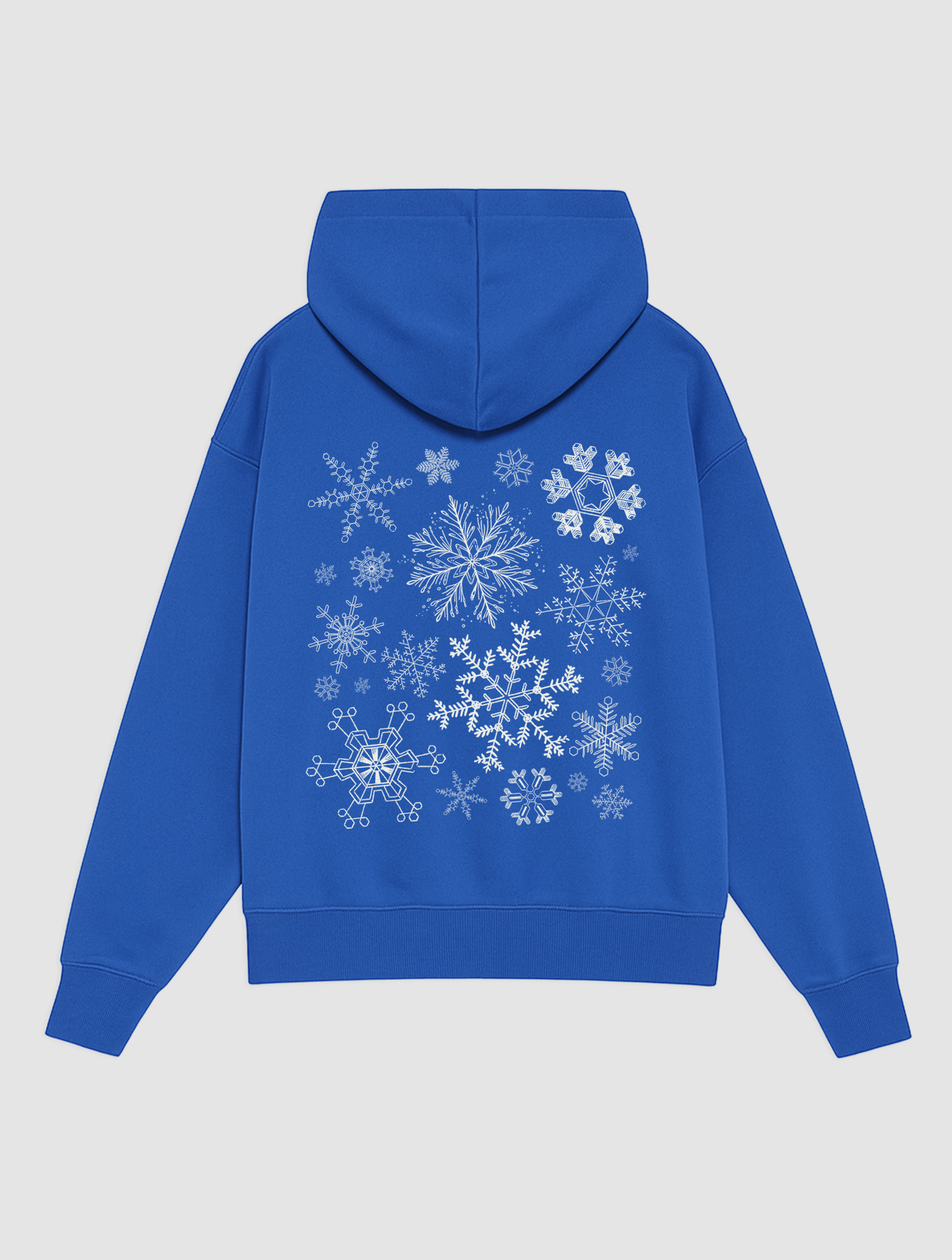 snowflake blue hoodie - In Print We Trust