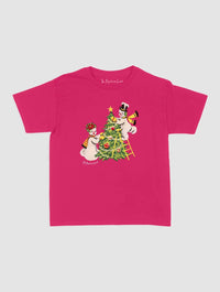 snowmen baby tee - In Print We Trust