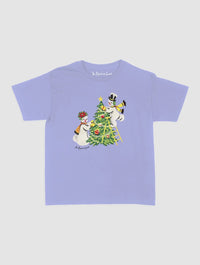 snowmen baby tee - In Print We Trust