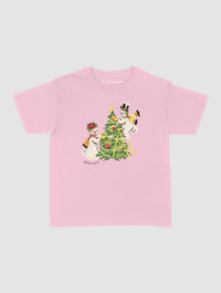 snowmen baby tee - In Print We Trust