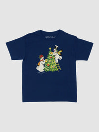 snowmen baby tee - In Print We Trust
