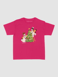 snowmen baby tee - In Print We Trust