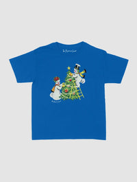 snowmen baby tee - In Print We Trust