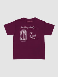 so many books baby tee - In Print We Trust