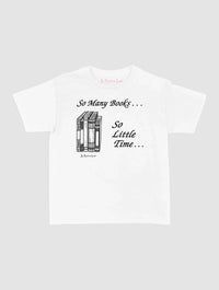 so many books baby tee - In Print We Trust