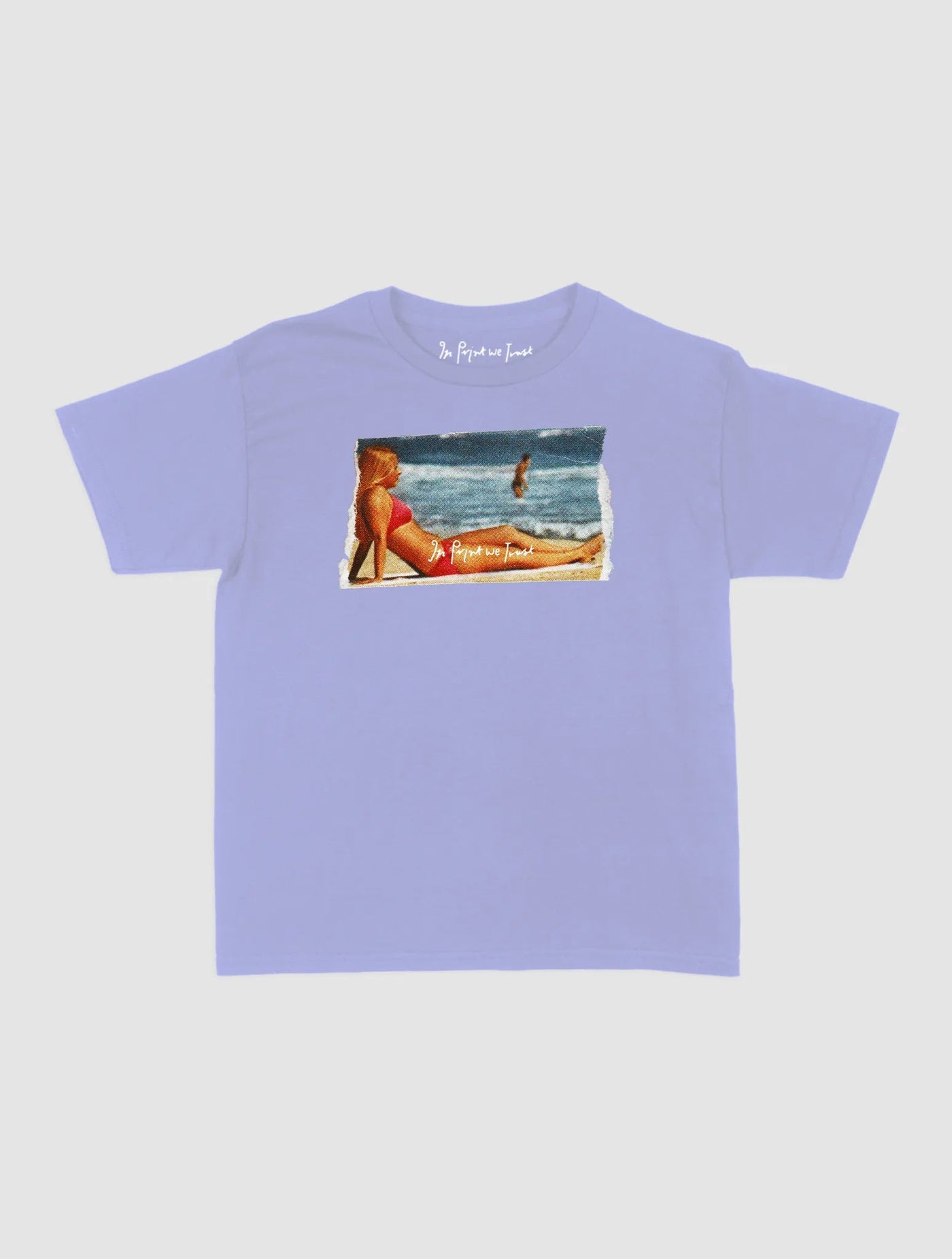 soaking it up baby tee - In Print We Trust