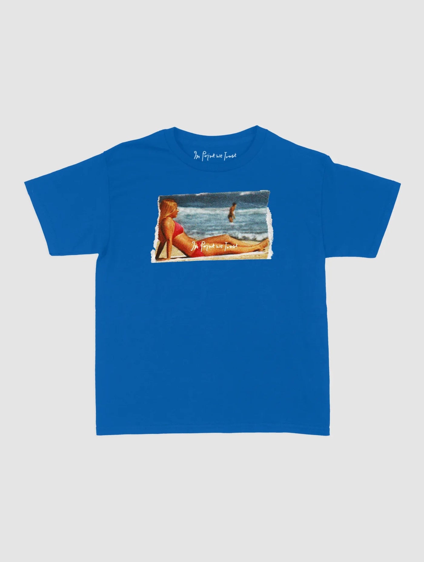 soaking it up baby tee - In Print We Trust
