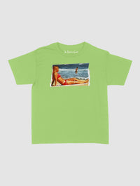 soaking it up baby tee - In Print We Trust