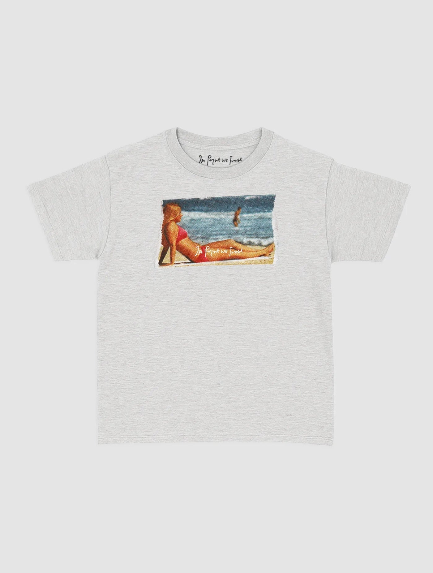 soaking it up baby tee - In Print We Trust