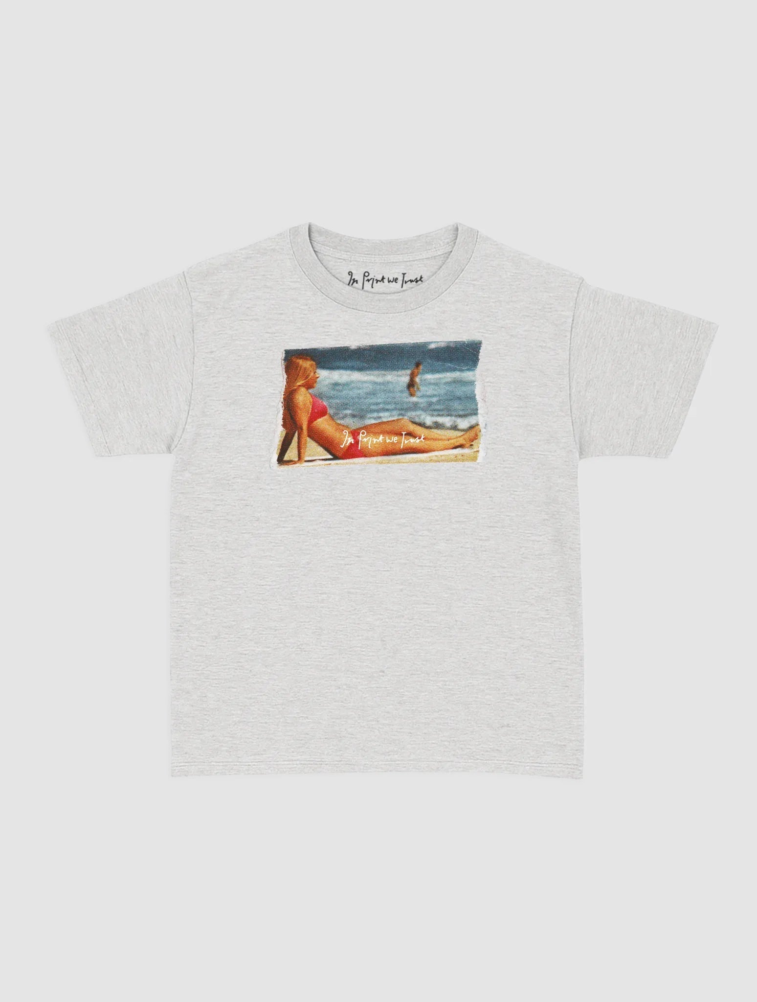 soaking it up baby tee - In Print We Trust