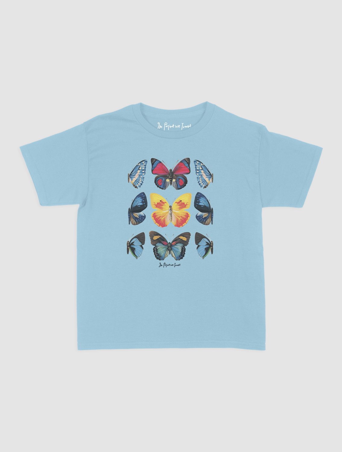 social butterfly baby tee - In Print We Trust