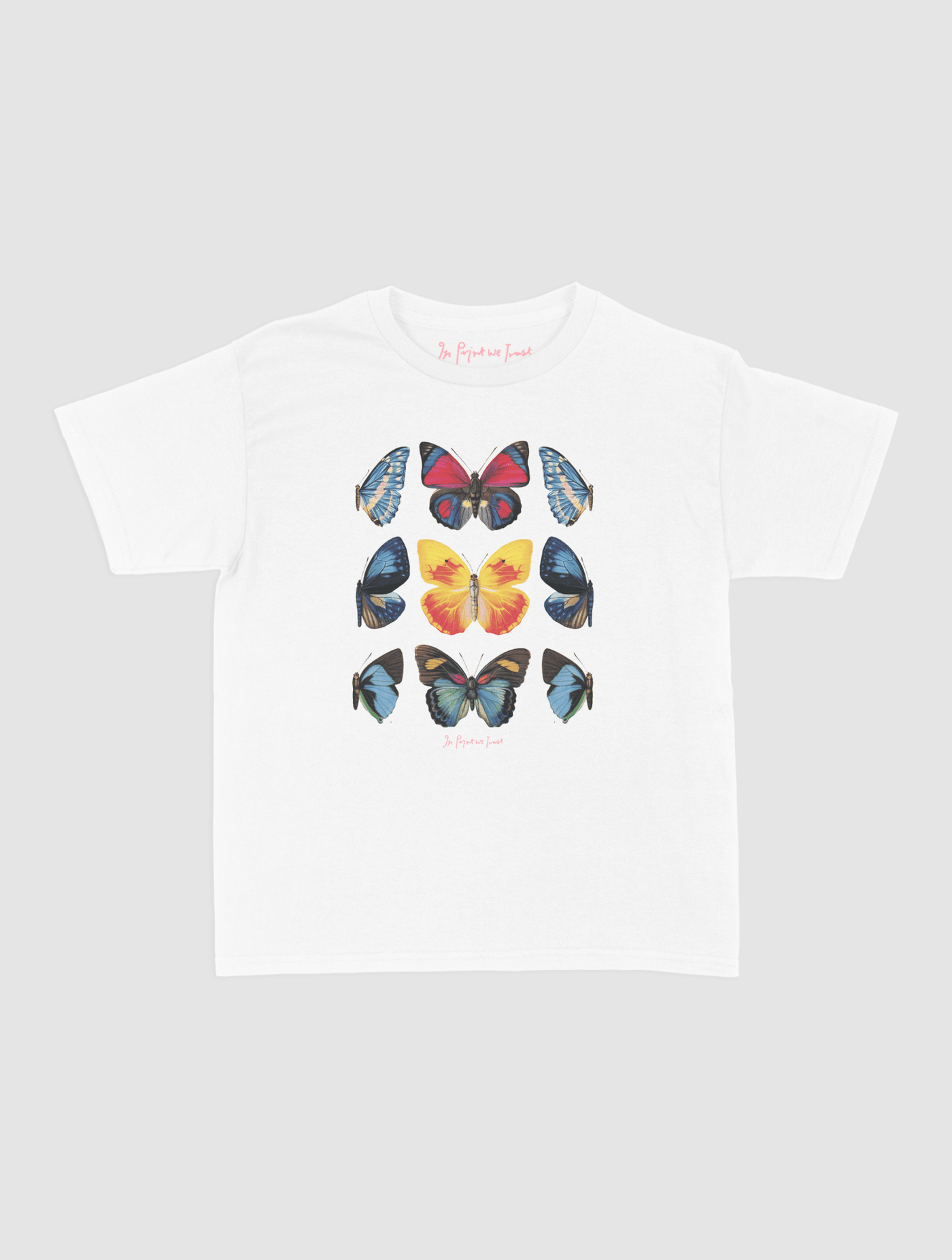 social butterfly baby tee - In Print We Trust