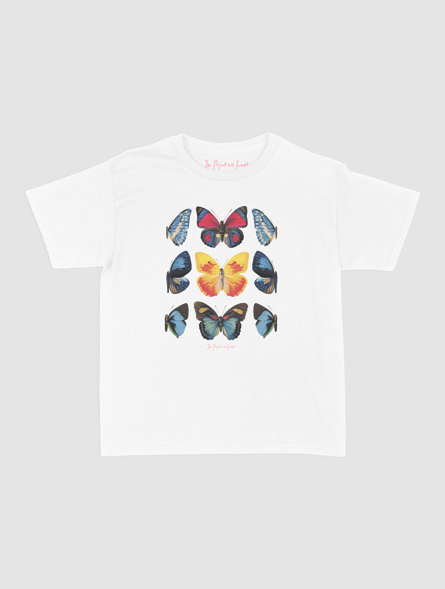 social butterfly baby tee - In Print We Trust