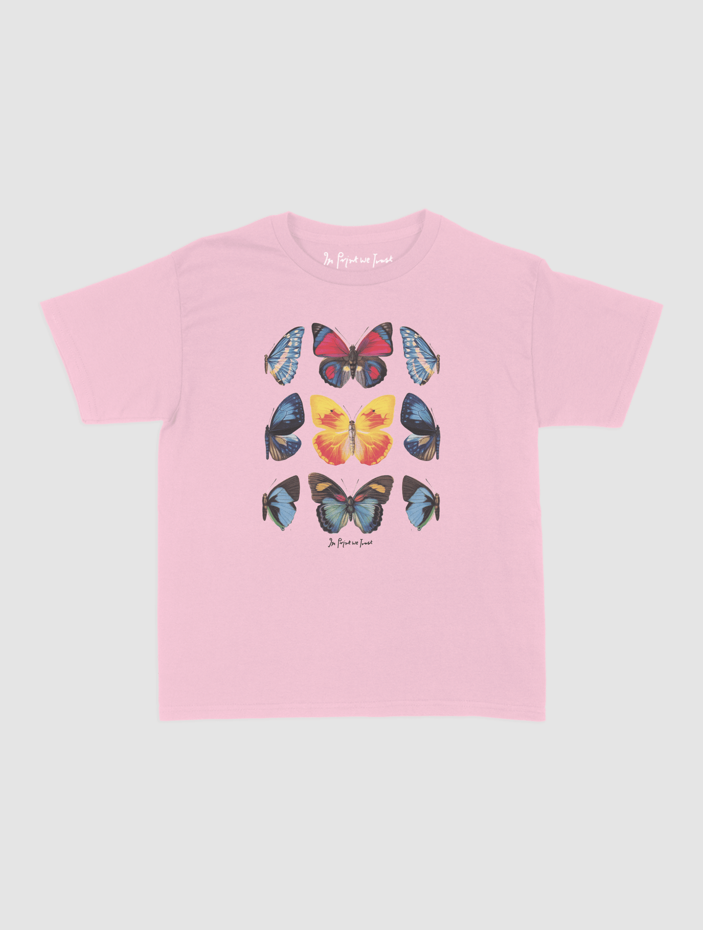 social butterfly baby tee - In Print We Trust