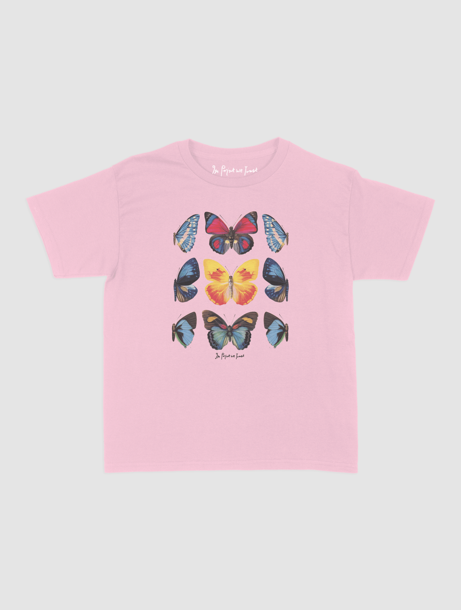 social butterfly baby tee - In Print We Trust