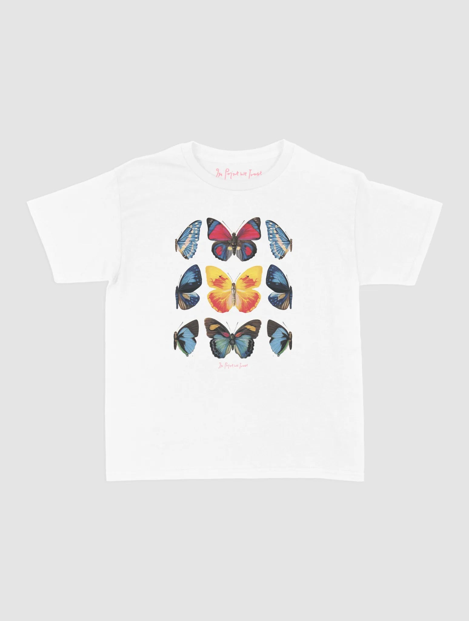 social butterfly baby tee - In Print We Trust