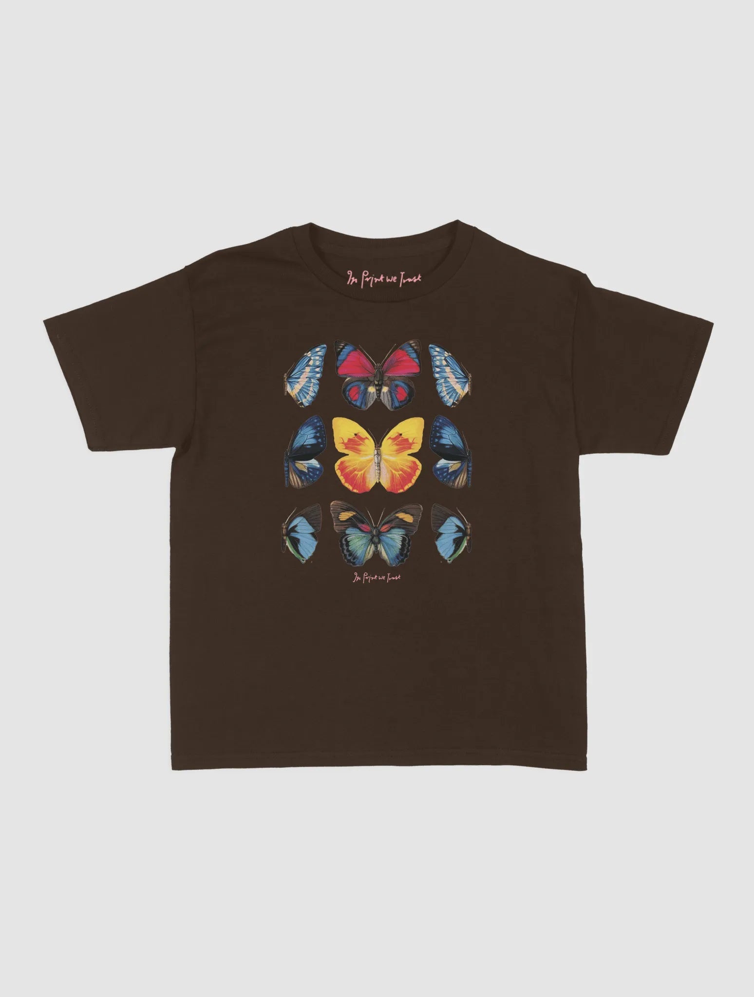 social butterfly baby tee - In Print We Trust