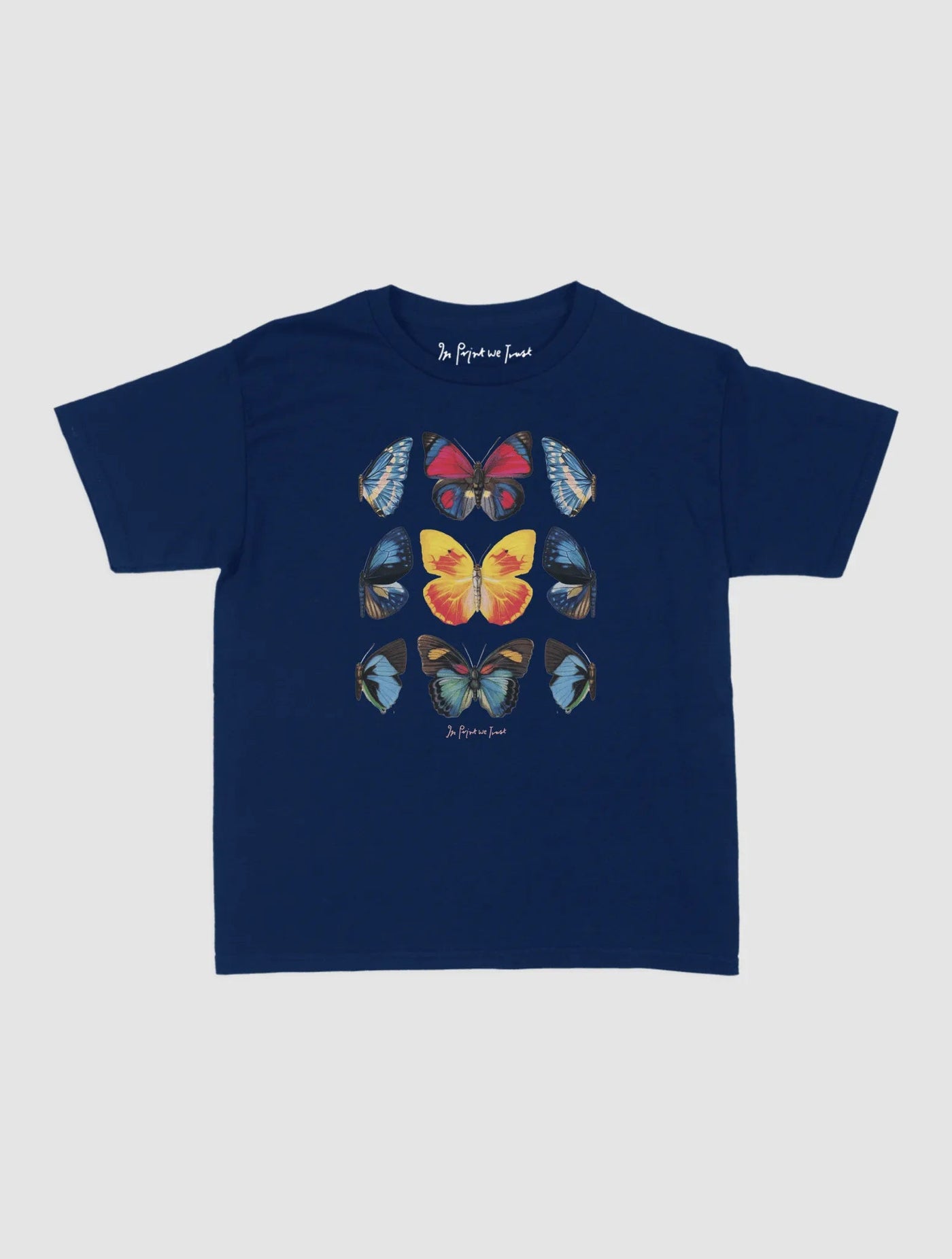 social butterfly baby tee - In Print We Trust