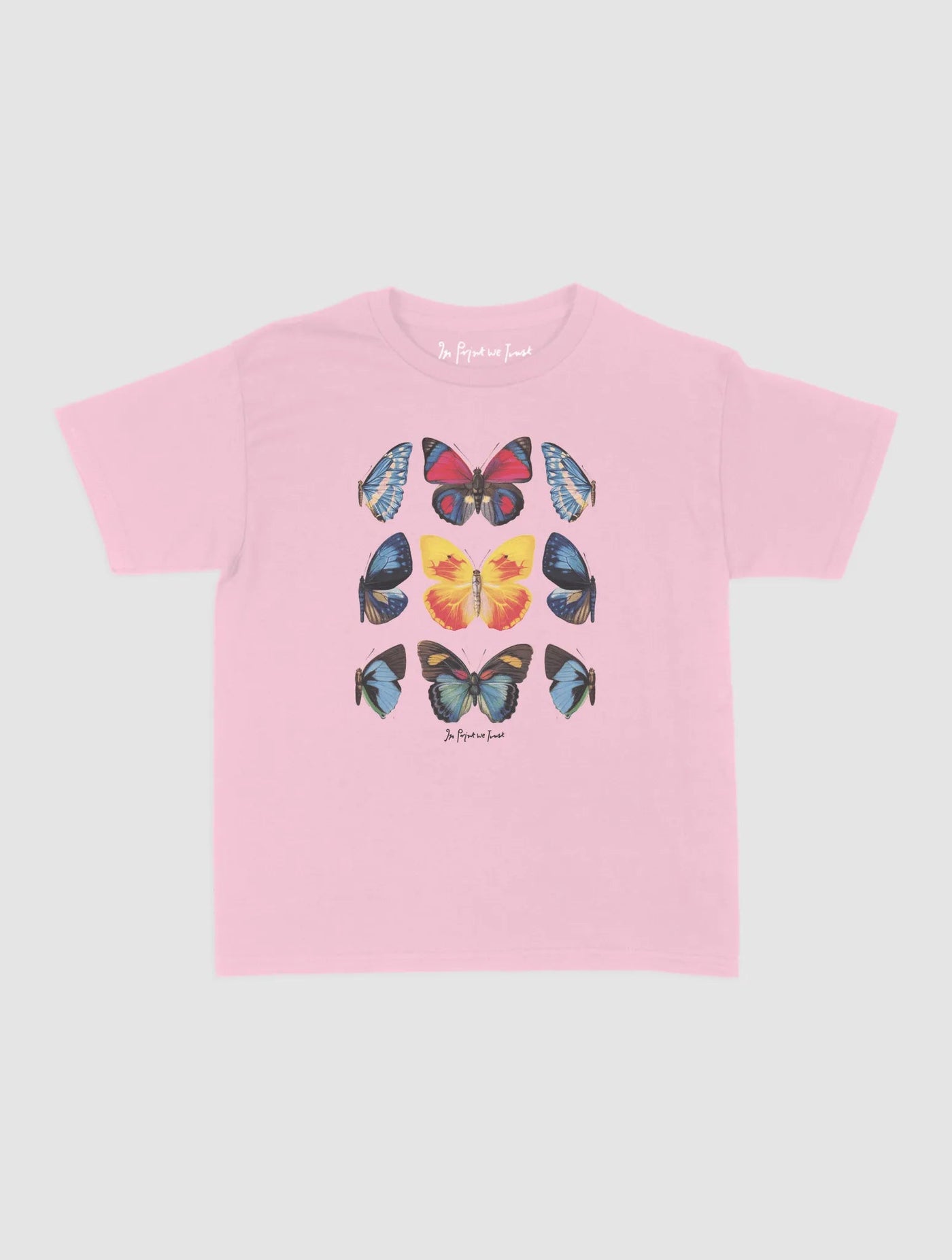 social butterfly baby tee - In Print We Trust