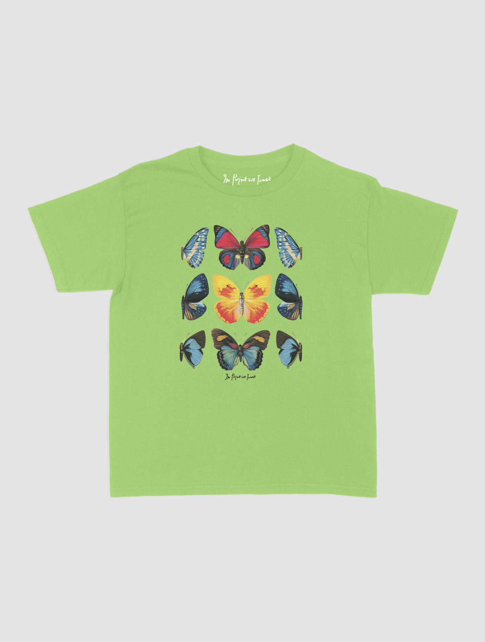social butterfly baby tee - In Print We Trust