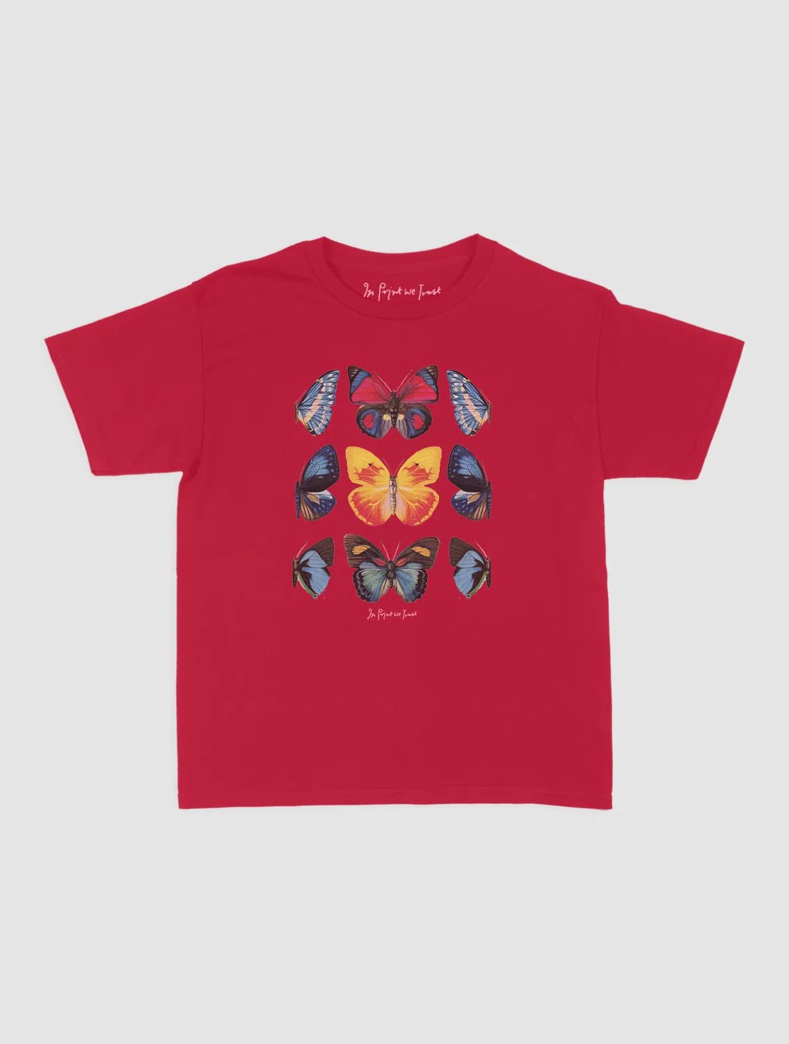 social butterfly baby tee - In Print We Trust
