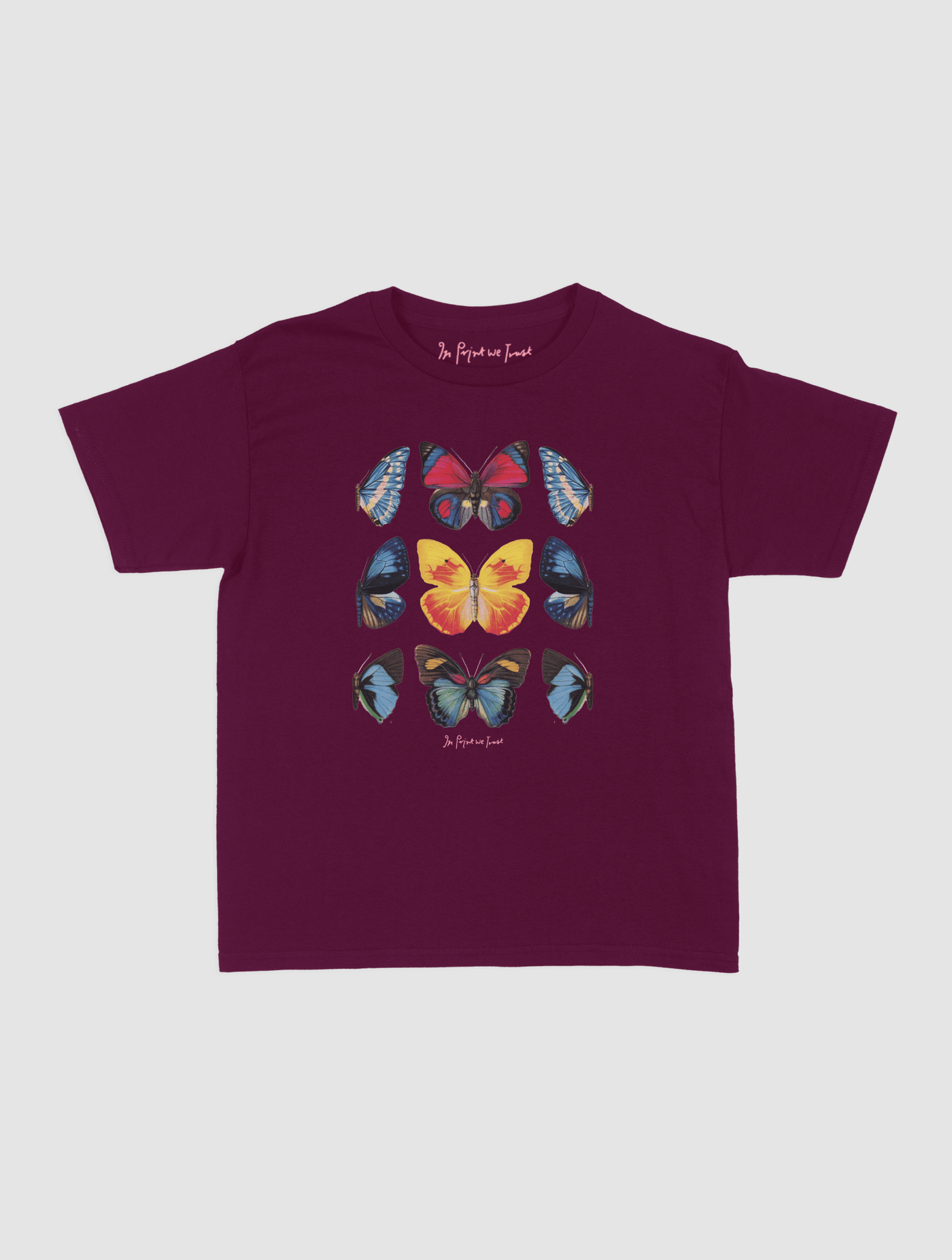 social butterfly baby tee - In Print We Trust