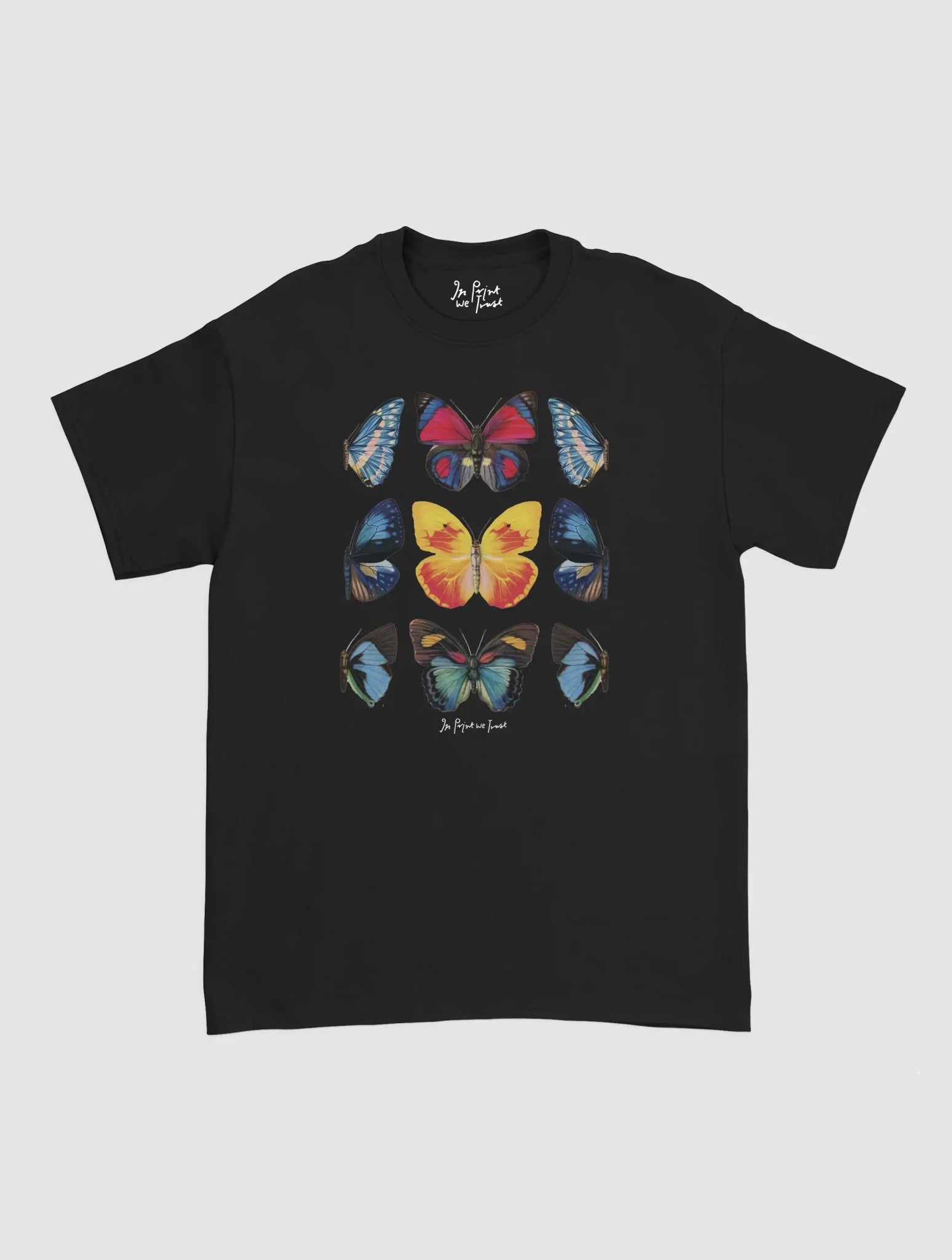 social butterfly classic tee - In Print We Trust