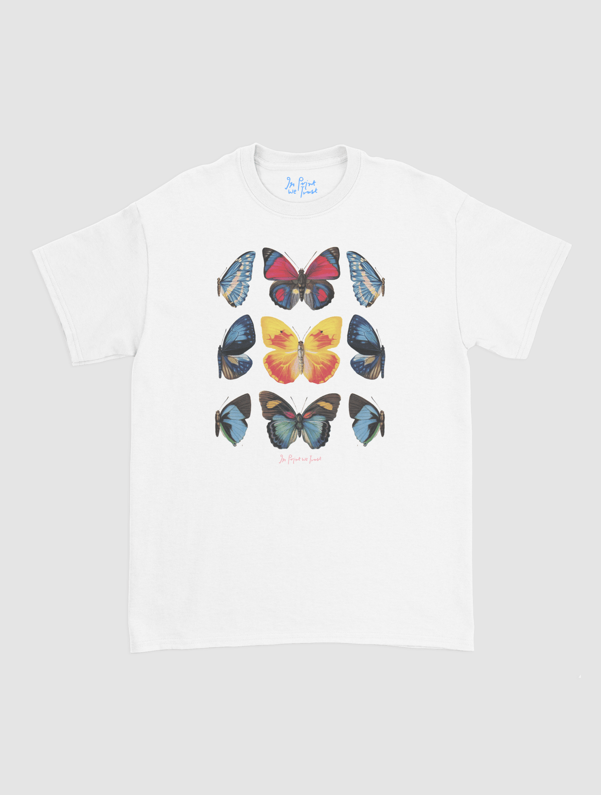 social butterfly classic tee - In Print We Trust
