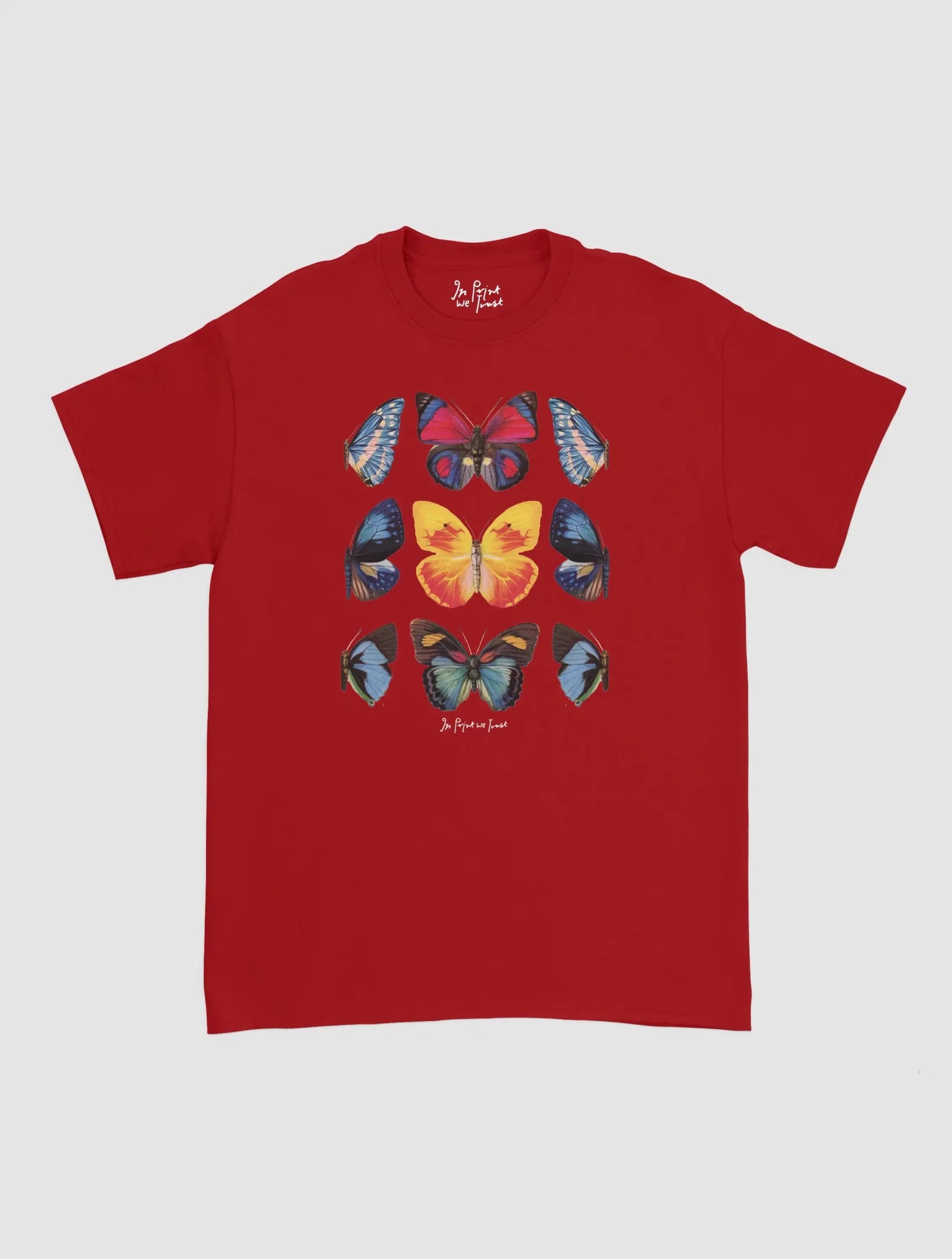 social butterfly classic tee - In Print We Trust