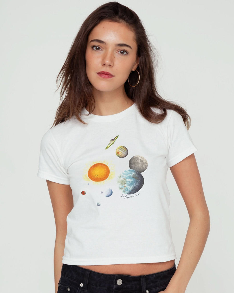 solar system baby tee - In Print We Trust