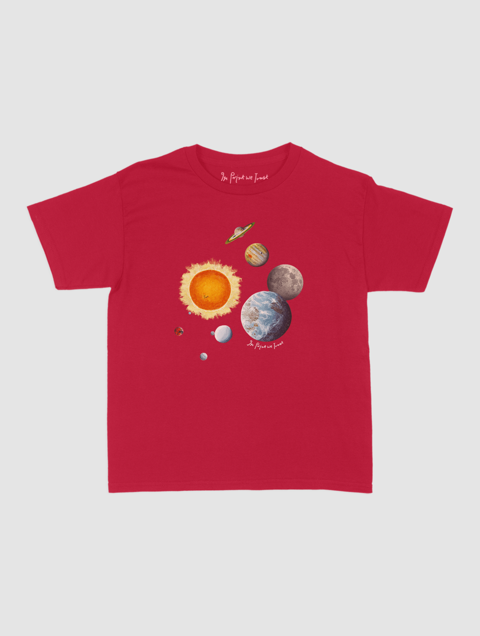 solar system baby tee - In Print We Trust