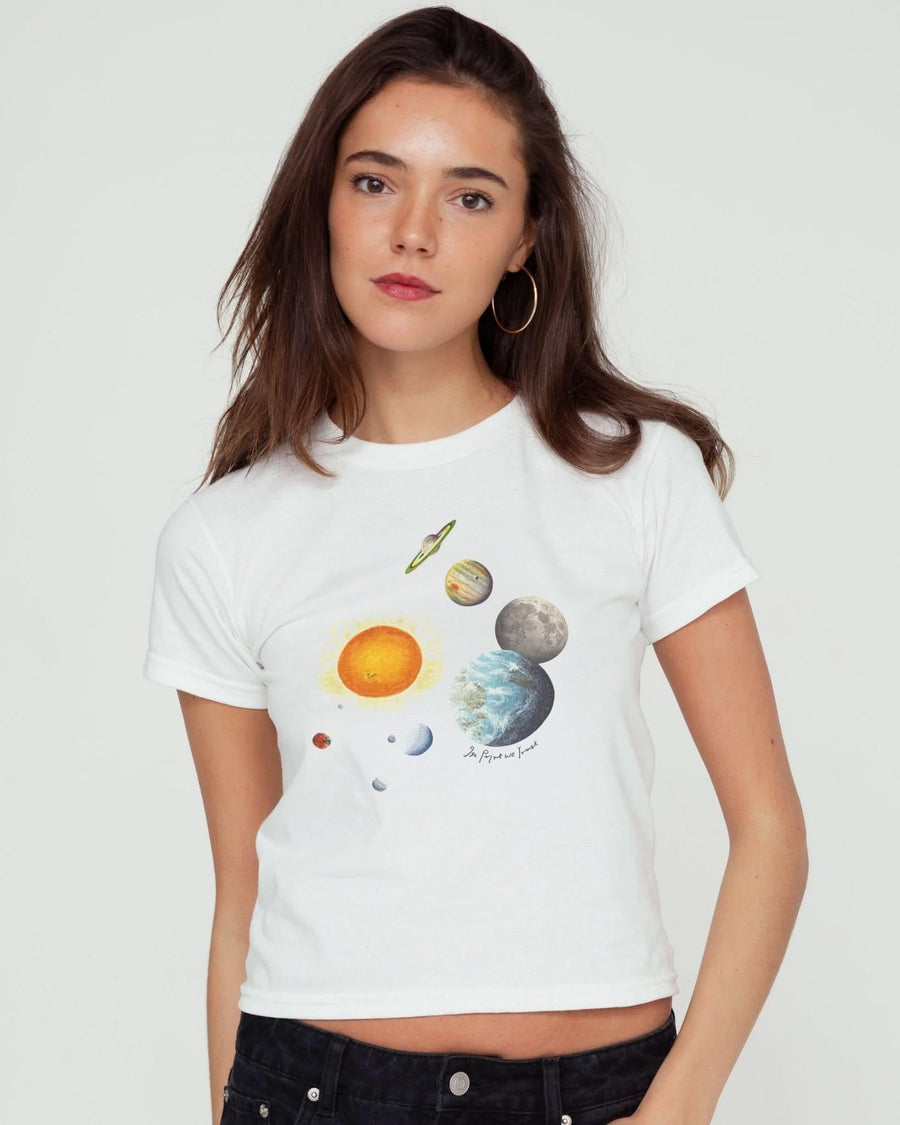 solar system baby tee - In Print We Trust