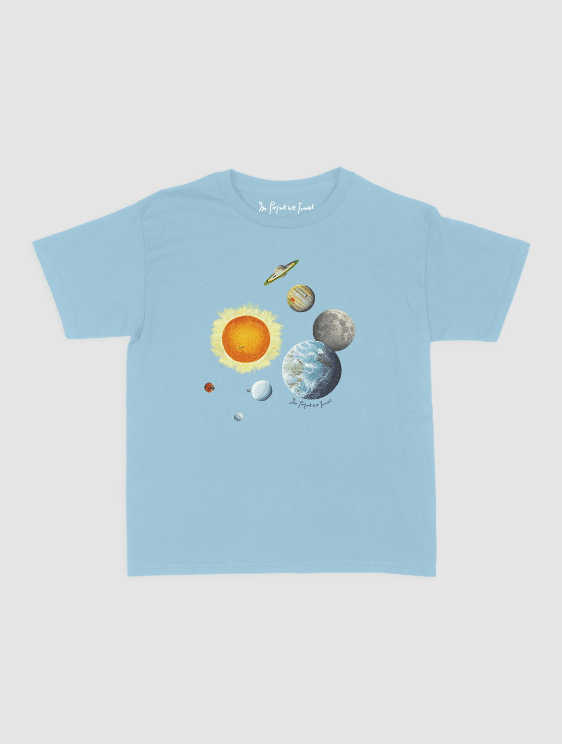 solar system baby tee - In Print We Trust