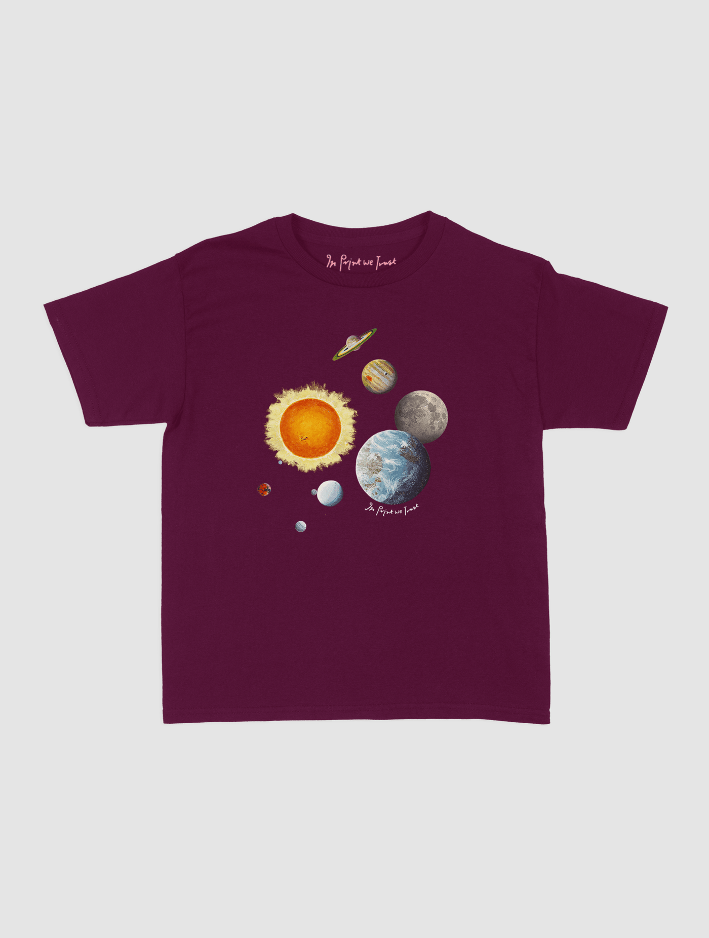 solar system baby tee - In Print We Trust