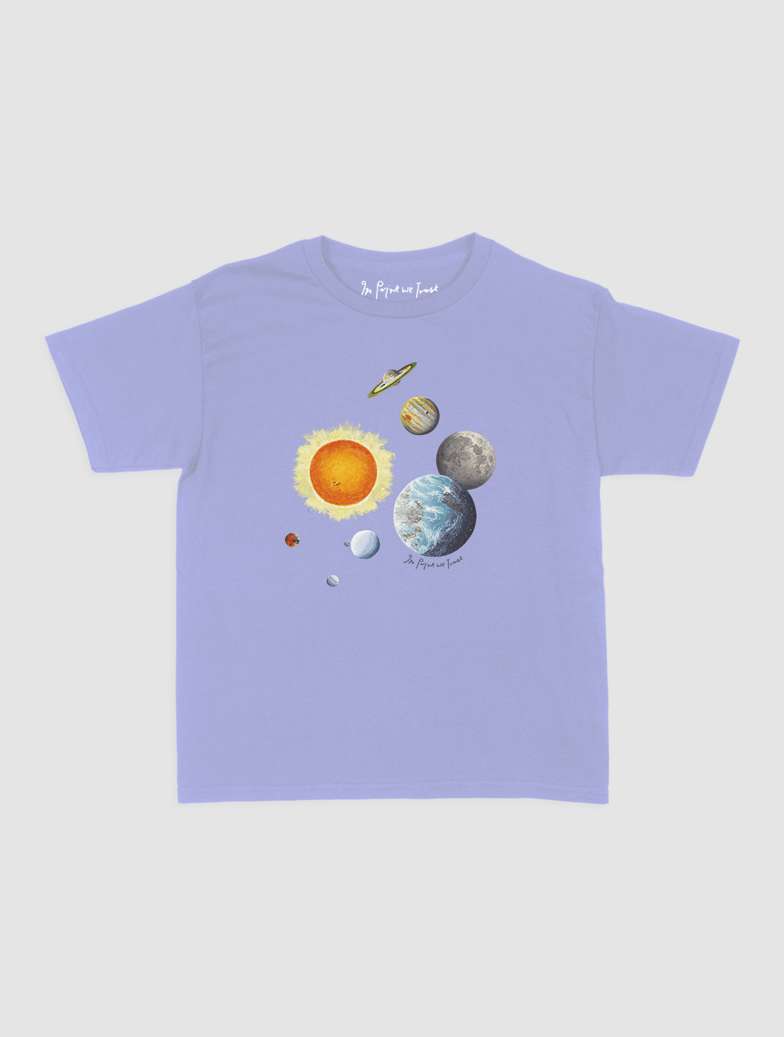 solar system baby tee - In Print We Trust