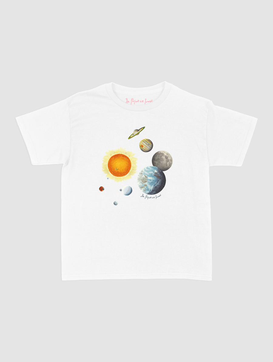 solar system baby tee - In Print We Trust