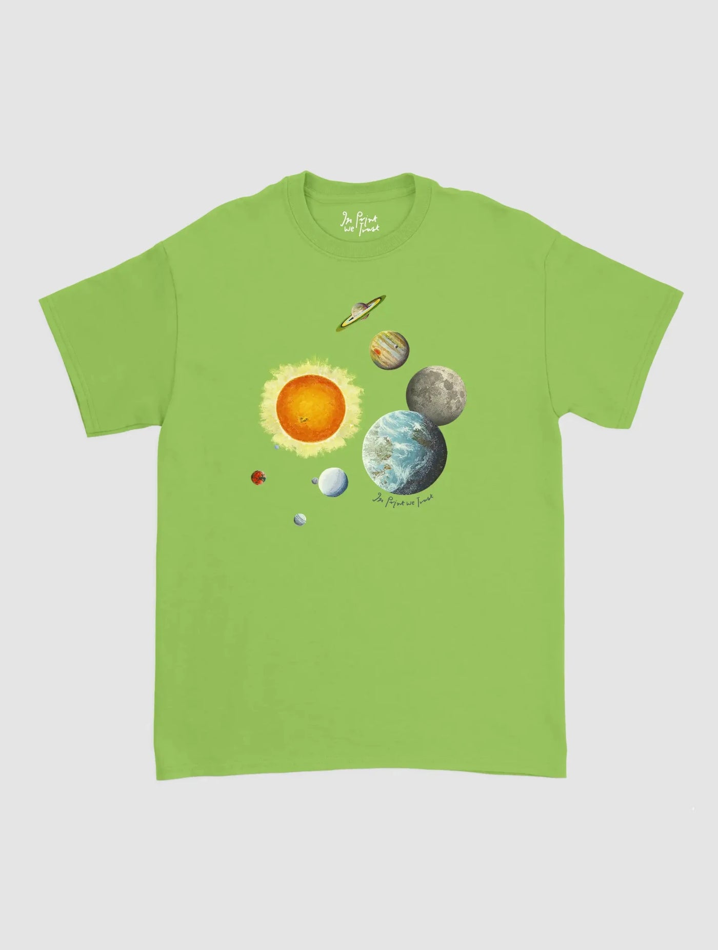 solar system classic tee - In Print We Trust
