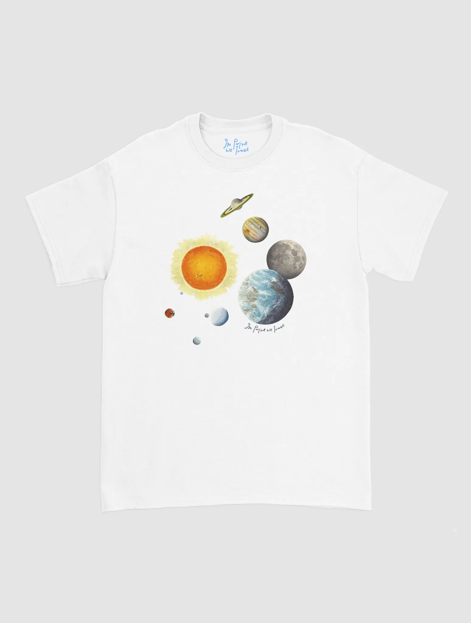 solar system classic tee - In Print We Trust