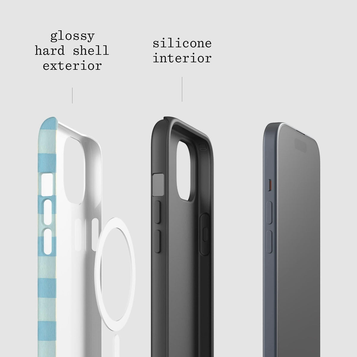 sorbet tough iPhone case - In Print We Trust