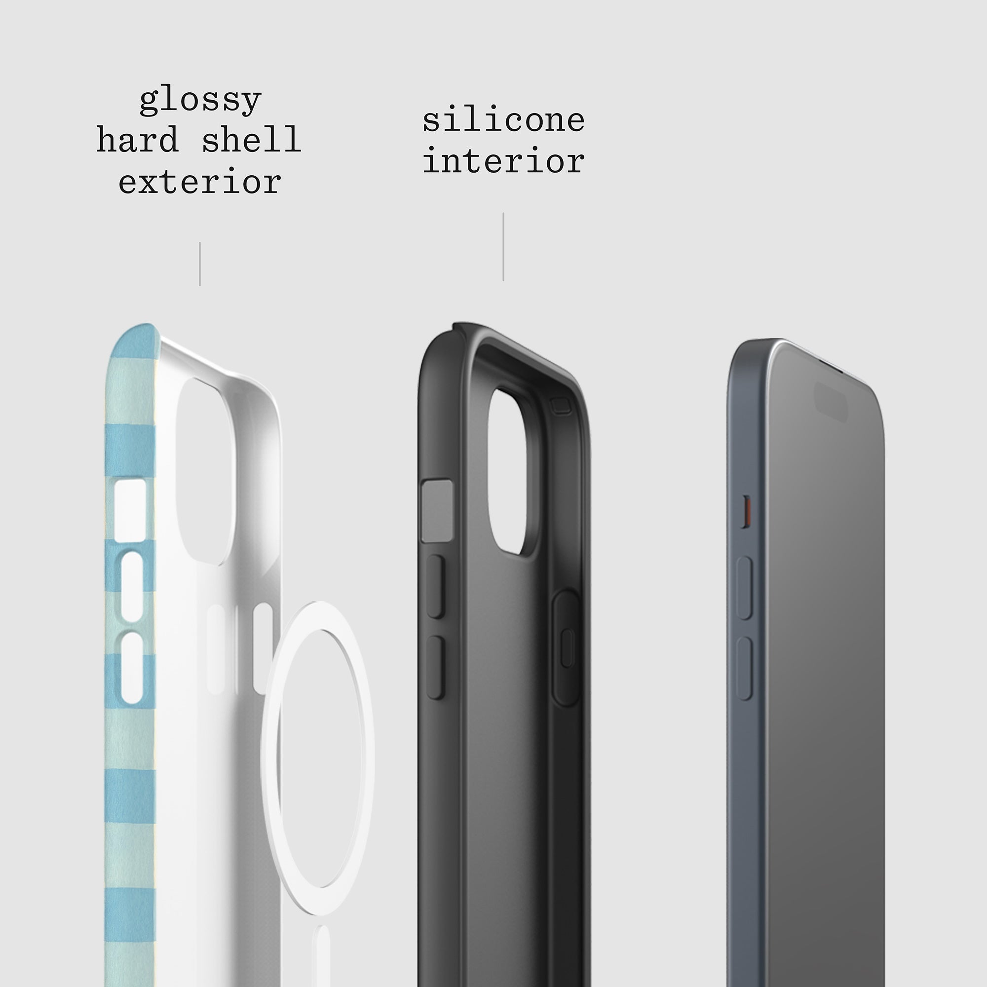 sorbet tough iPhone case - In Print We Trust