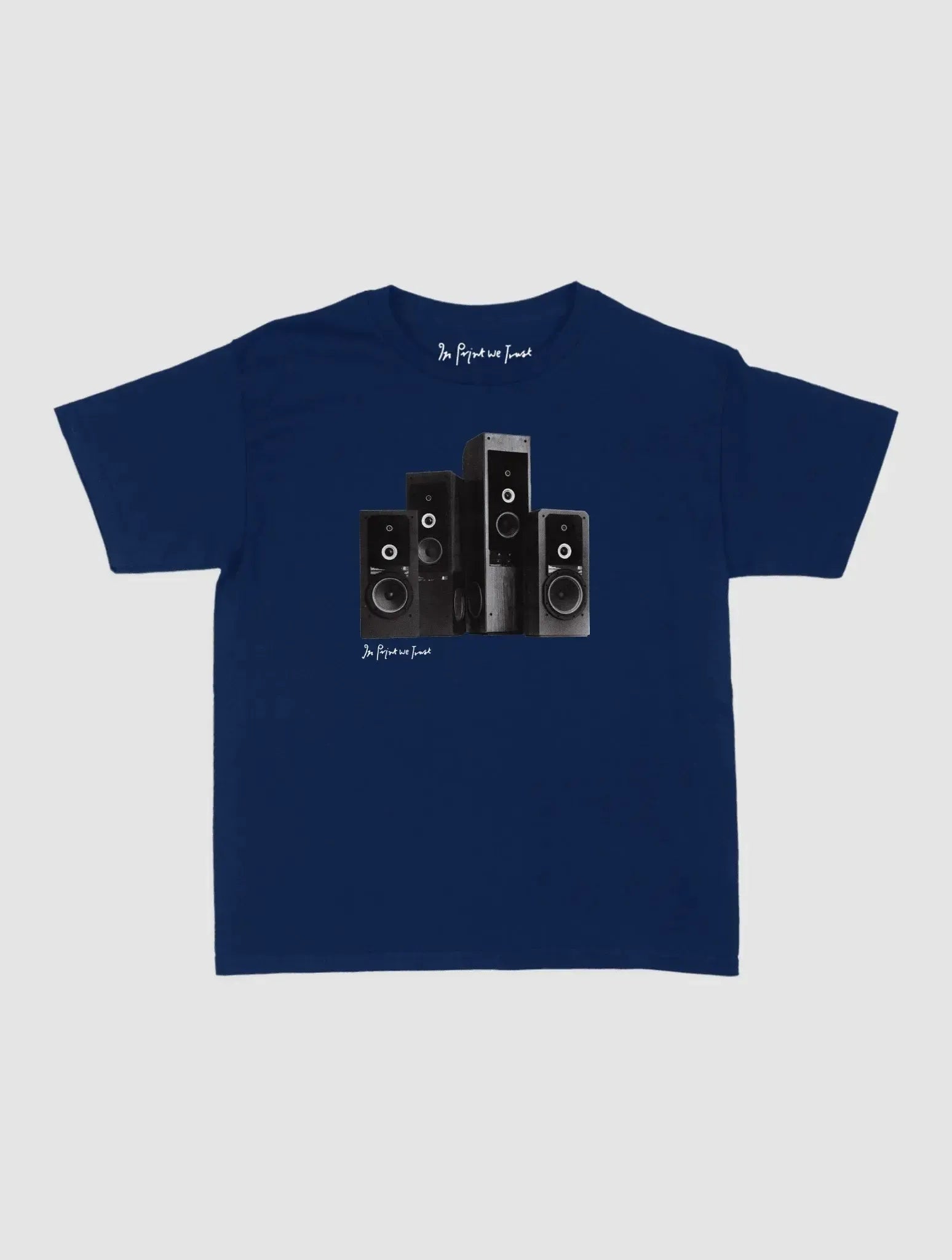 sound system baby tee - In Print We Trust