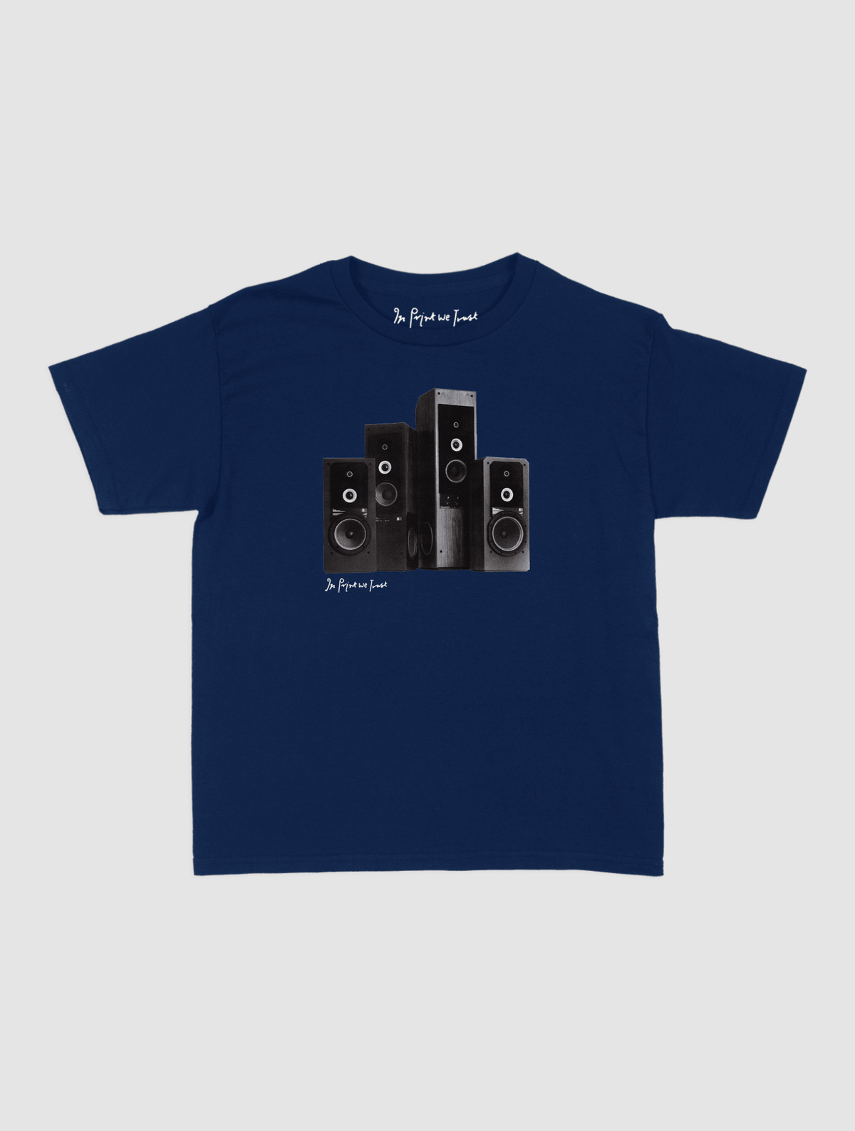 sound system baby tee - In Print We Trust