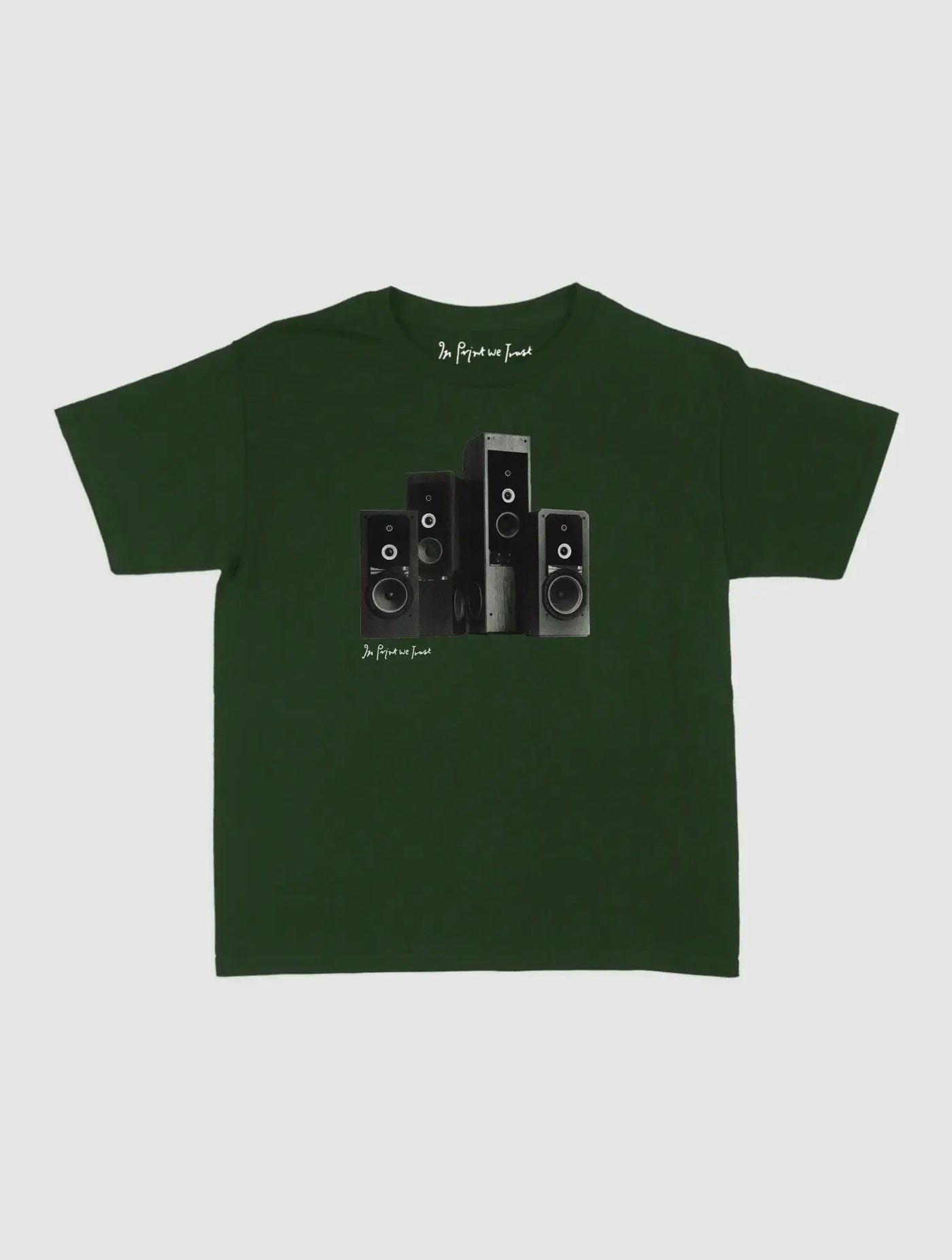 sound system baby tee - In Print We Trust