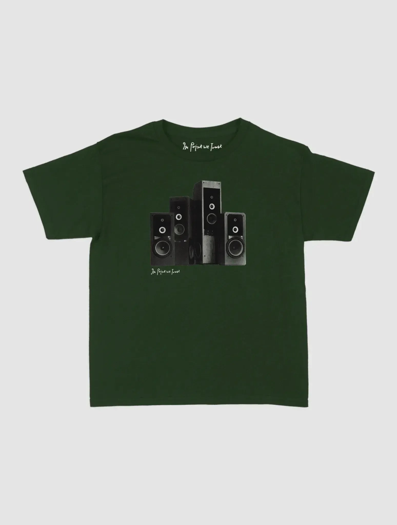 sound system baby tee - In Print We Trust